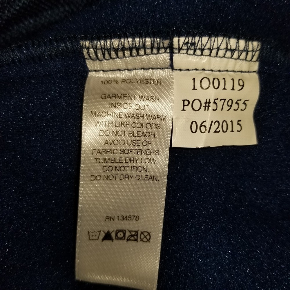 Vineyard‎ Vines Vest Jacket Mens XS Blue Navy Two Tone Fleece Shell Full Zip - Picture 4 of 11